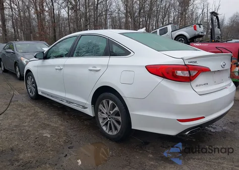 2015 Hyundai Sonata Sport z USA, uszkodzony, nr VIN 5NPE34AF4FH021338